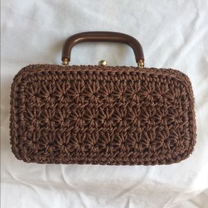 Vintage crocheted purse