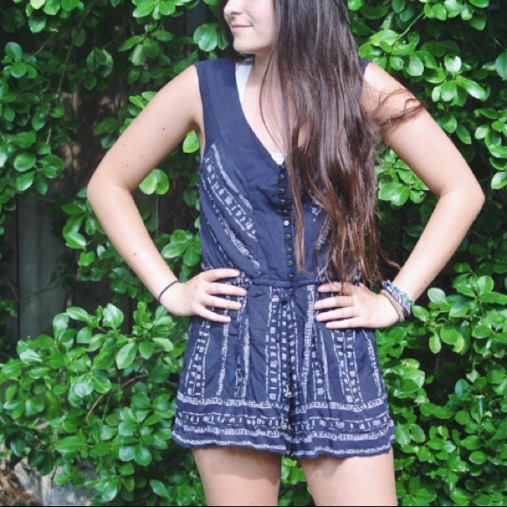 Dark blue romper