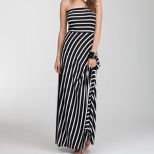 Bebe Striped Maxi Dress