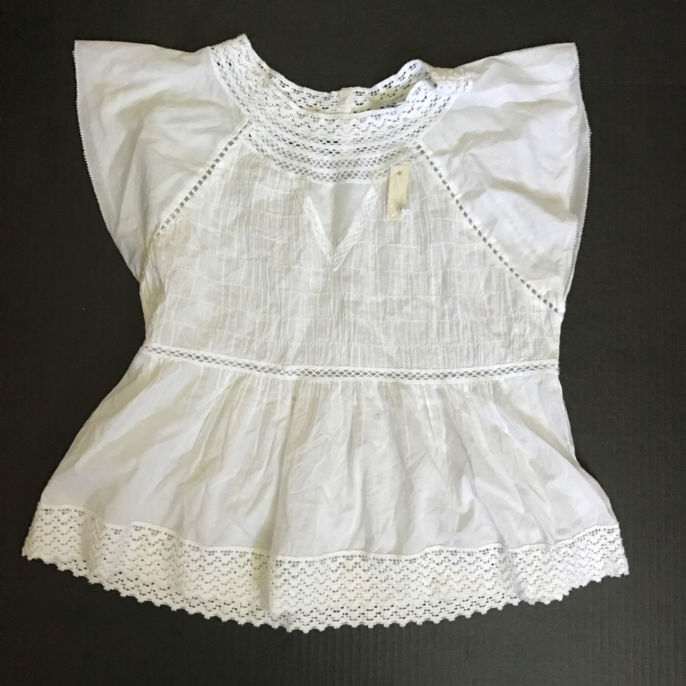 Madewell lace blouse