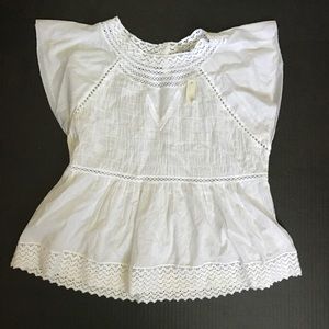 Madewell lace blouse