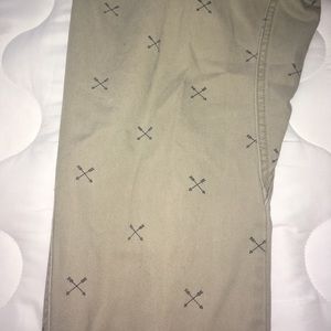 Men's tan joggers