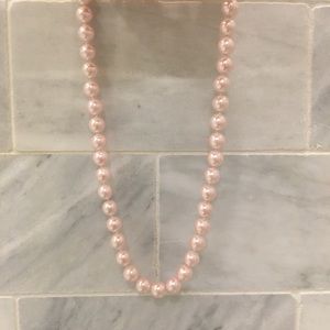 Blush costume pearls