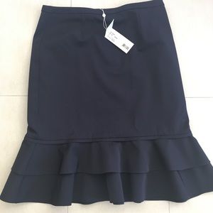 Tory Burch navy skirt
