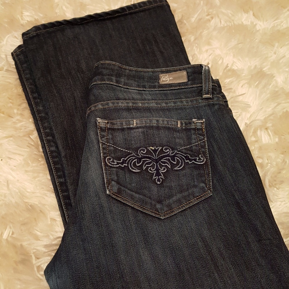 Paige Laurel Canyon Flare Jeans, Size 28