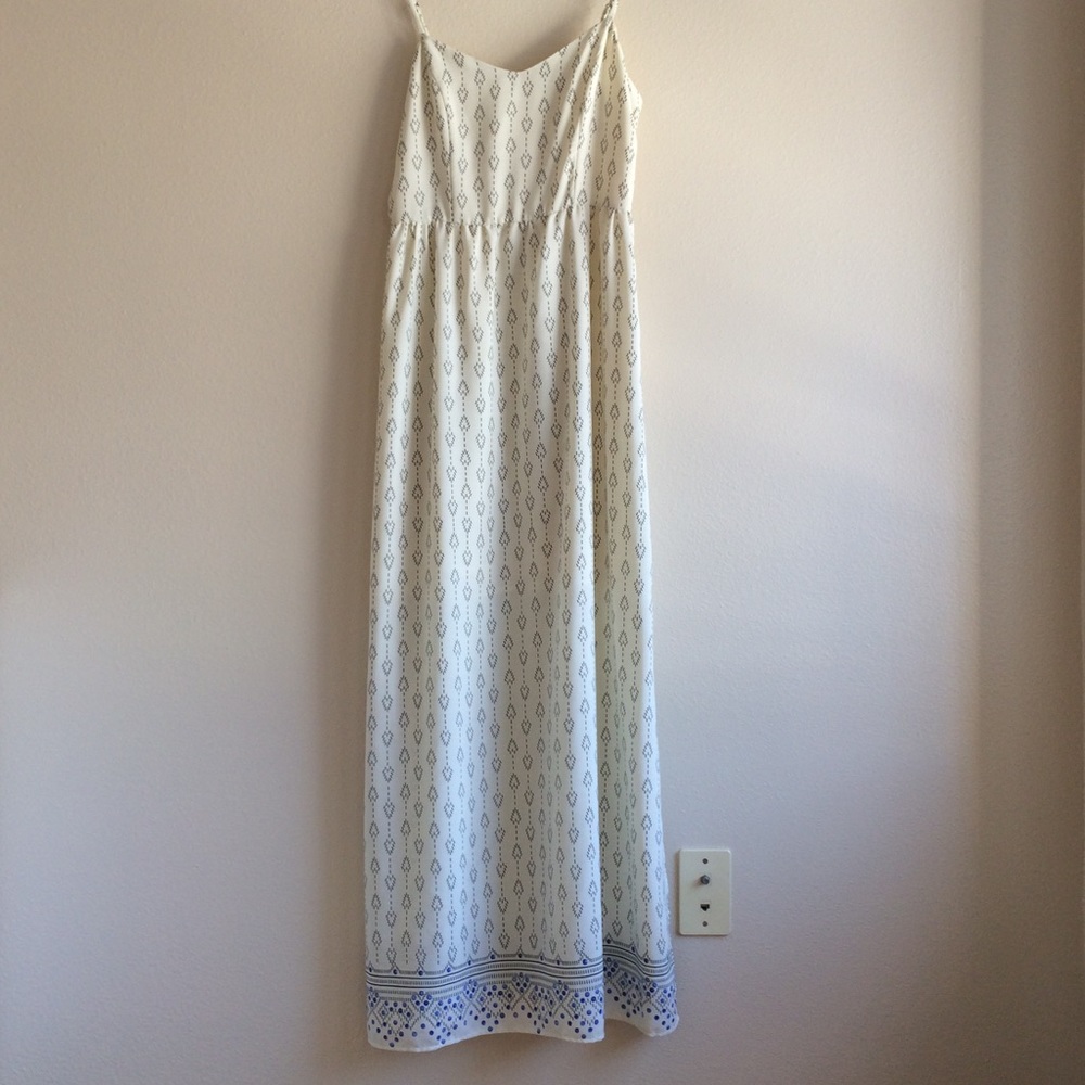 Printed boho maxi dress