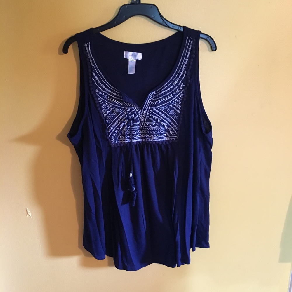 Navy blue Tunic tank