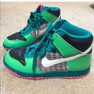 Nike women's Green Hightops
