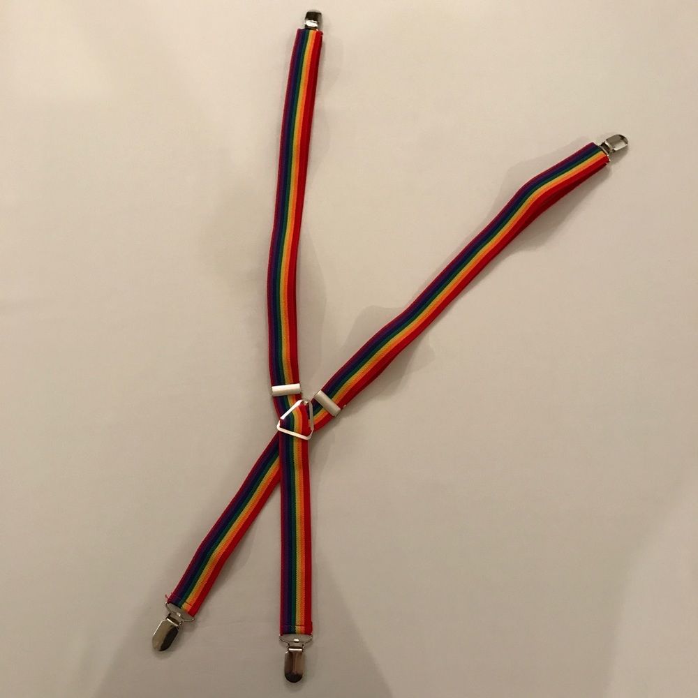 Hot Topic Rainbow Suspenders