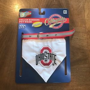 Ohio state dog collar bandana❤