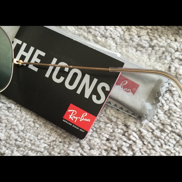 Ray-Ban Green Flash Aviator 3025 55mm Sunglasses - Picture 5 of 6