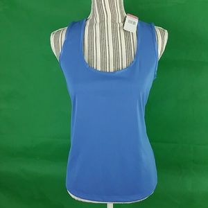 NWT SIGRID OLSEN Marine Blue Sleeveless Shell - M