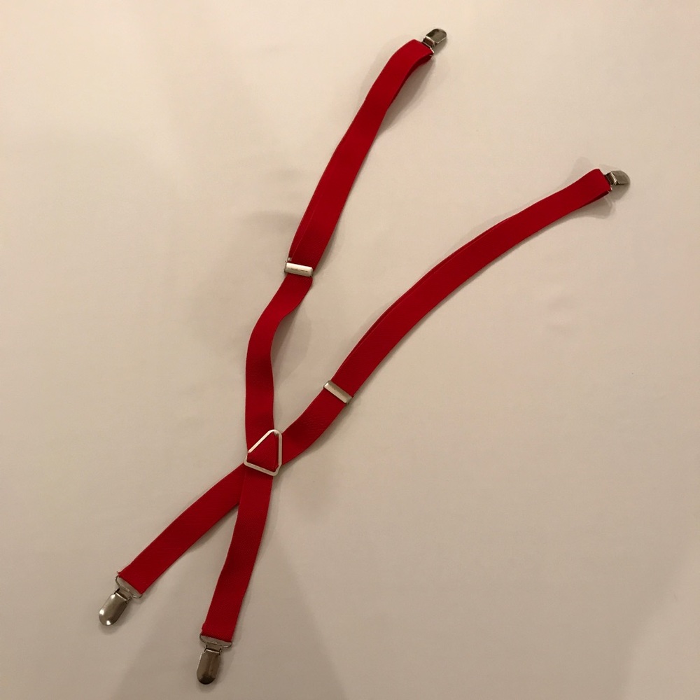 Hot Topic Red Suspenders