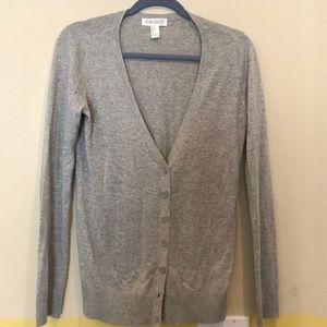 Thin grey cardigan