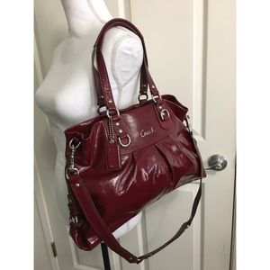 *SOLD NOT 4 SALE* patent leather coach handbag