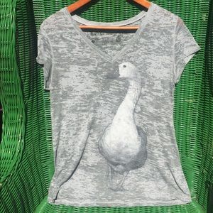 Goose top with goslings on the butt!