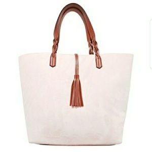 Braided Bohemian Pink Bag