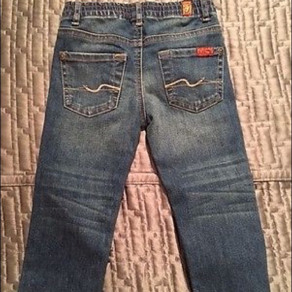 7 For All Mankind Outfit: Jeans 18mo, Top 24 mo - Picture 4 of 7