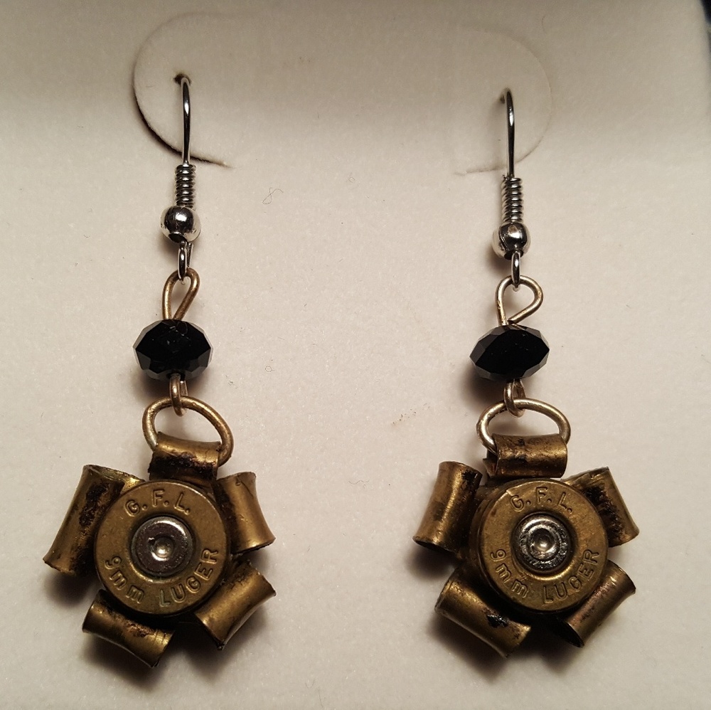 Handmade Bullet Shell Earrings