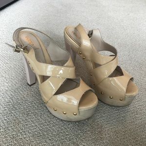 Fendi Nude Heels