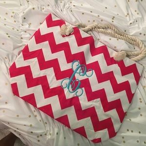 chevron "C" bag