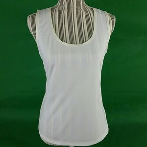 NWOT SIGRID OLSEN Eggshell/White Sleeveless Tank M