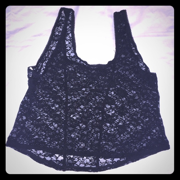 Vintage Other - Vintage Black Lace Cami