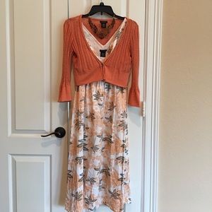 Dress and sweater by Calvin Klein size small