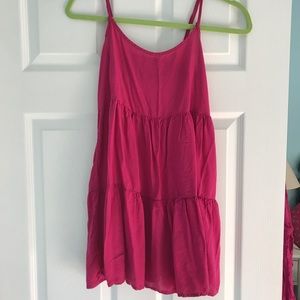 pink babydoll dress