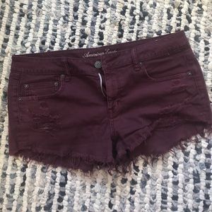 American Eagle Fringe Shorts