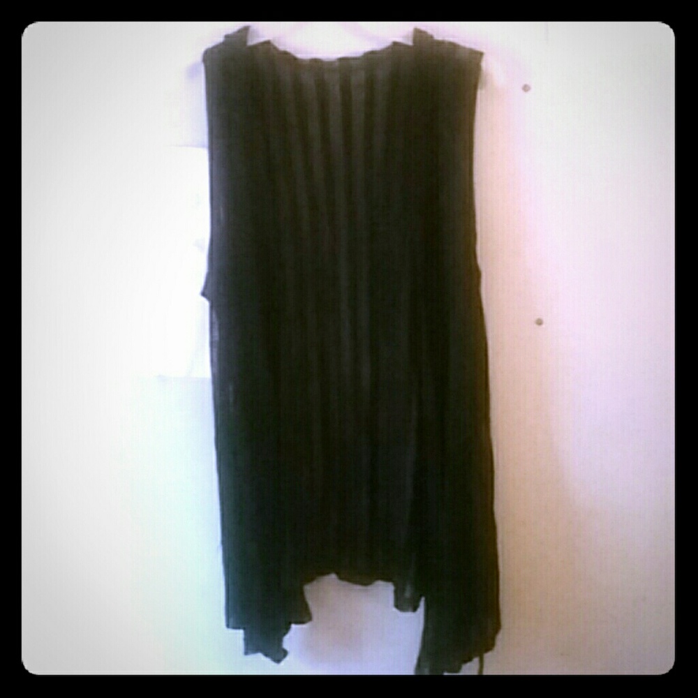 Black Cover Up Crochet/Mesh