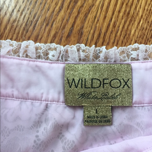 Wildfox white label skirt pink gold cross size L - Picture 2 of 3