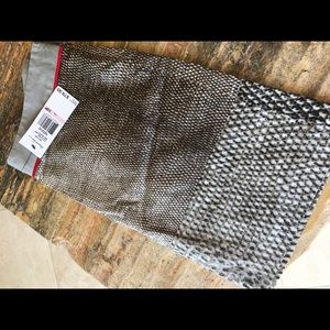 Kenneth Cole snake print skirt