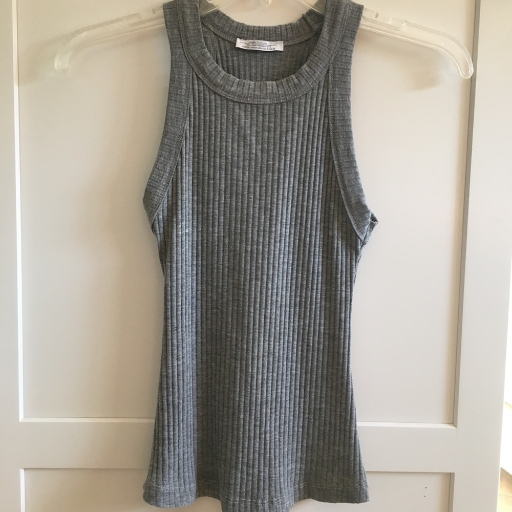 FINAL PRICE! Ribbed Knit Zara Tank Top: NWOT