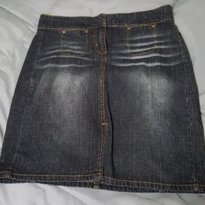 Dark denim mini skirt by Copper Key, size 3
