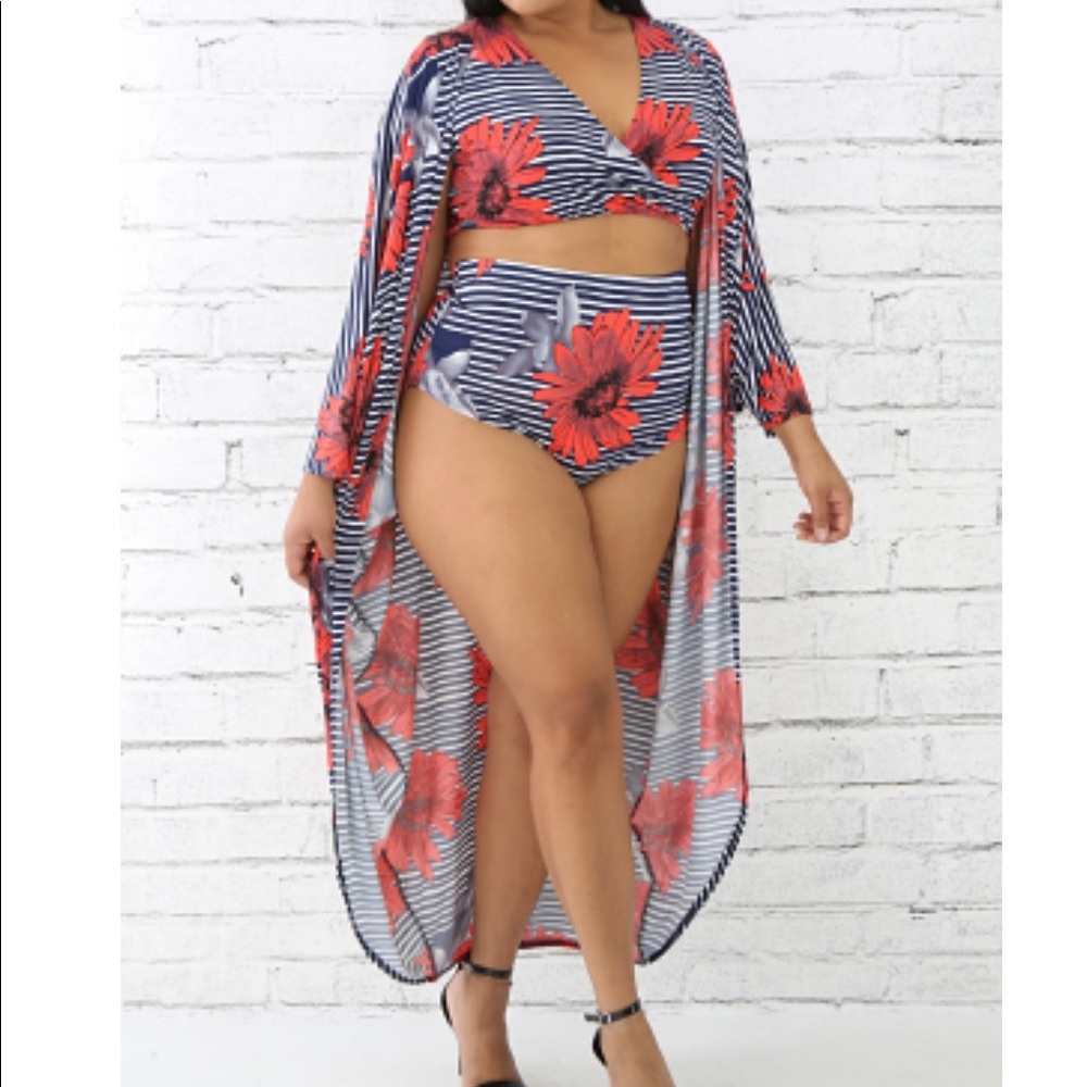 3 piece swimsuit set