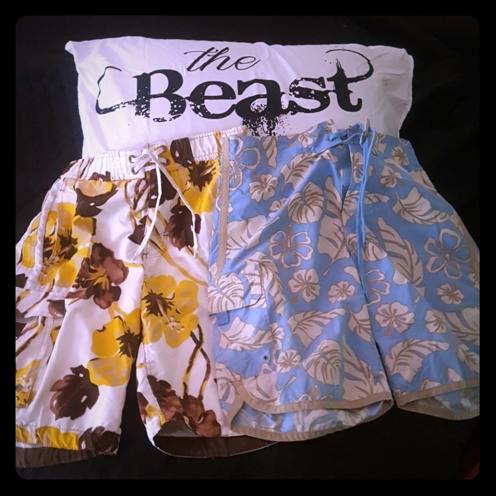 Mens Swim trunks bundle