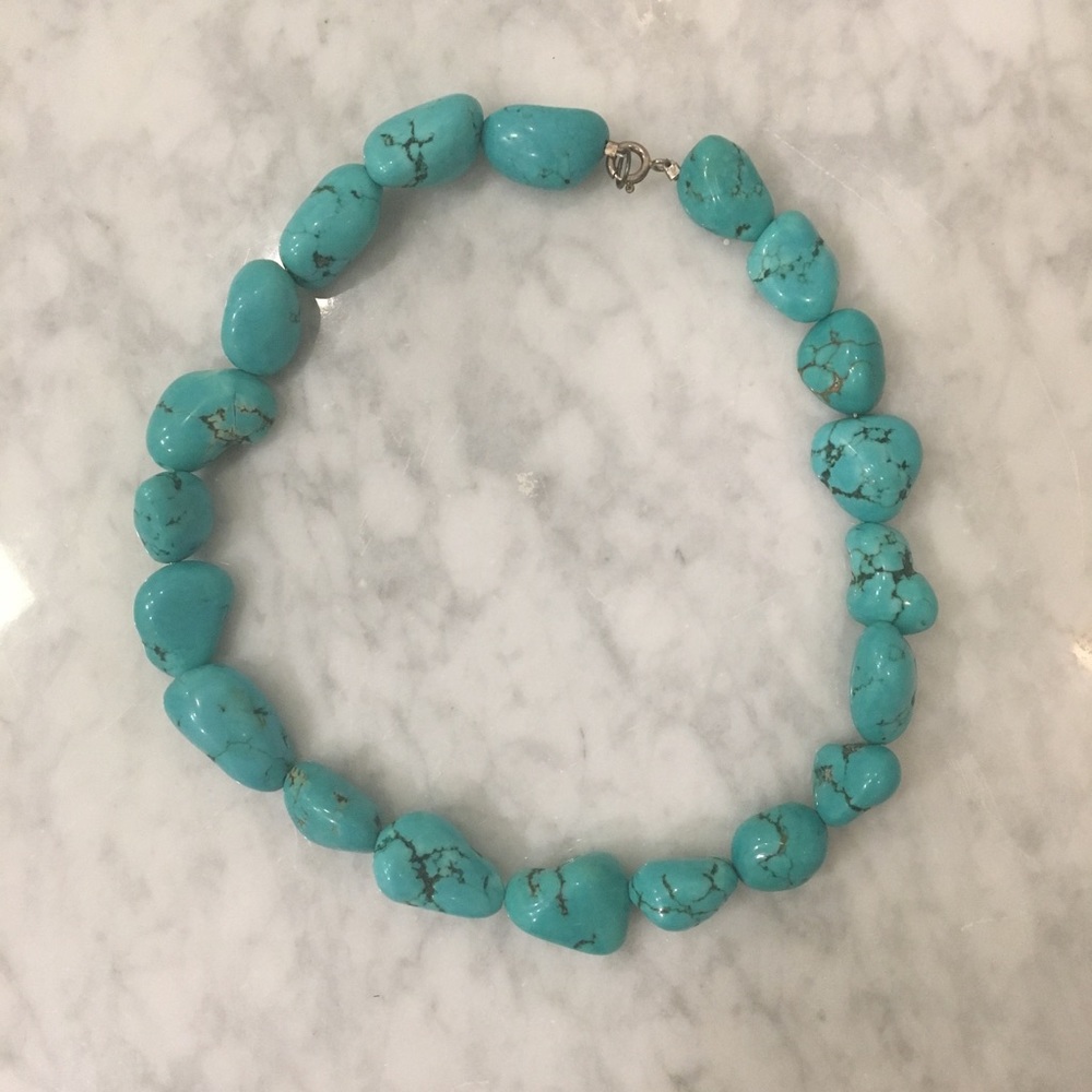 Turquoise statement necklace