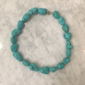 Turquoise statement necklace
