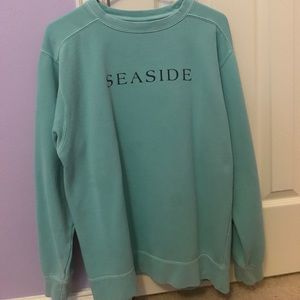 Seaside sweatshirt aqua blue Small