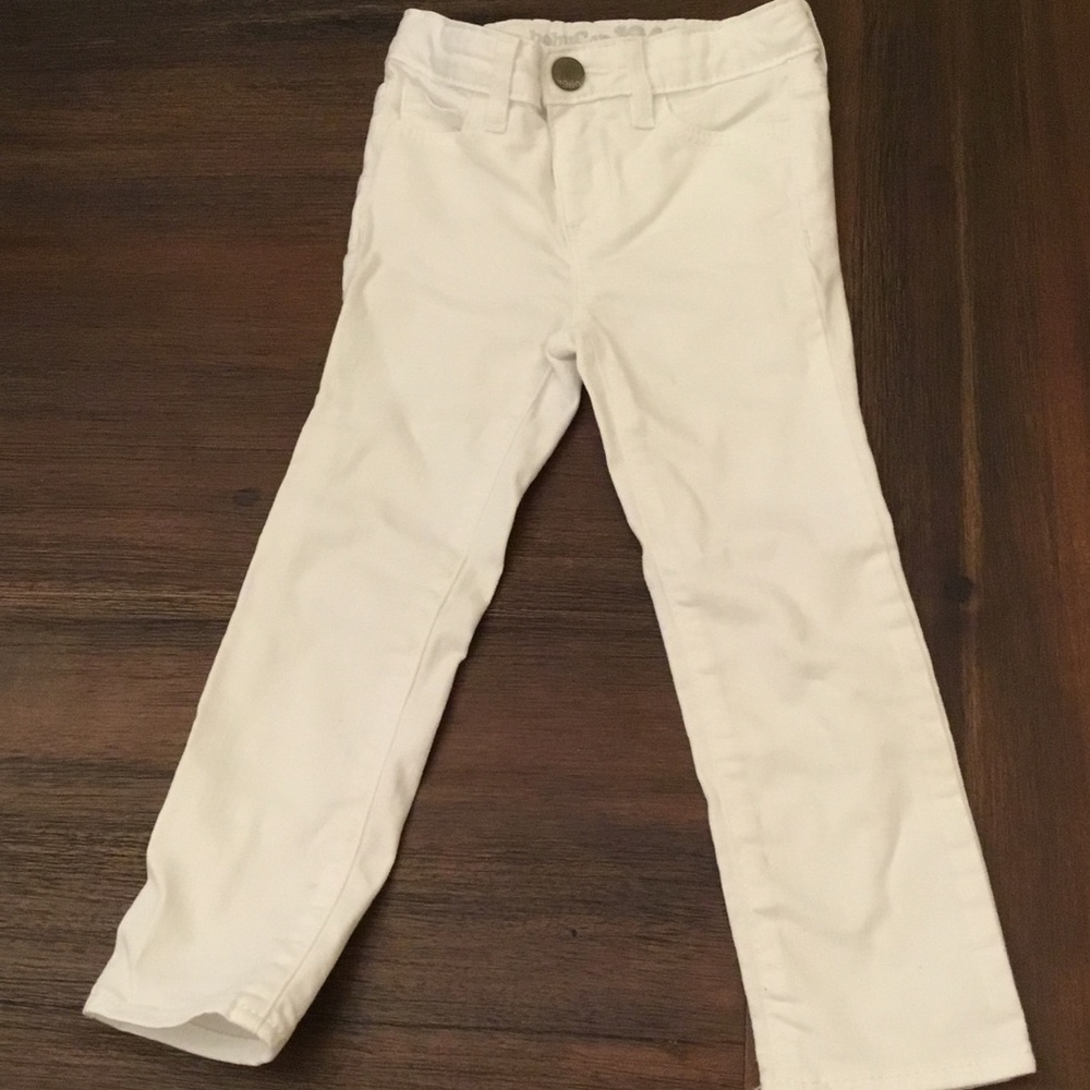 Baby gap ninny skinny white jeans