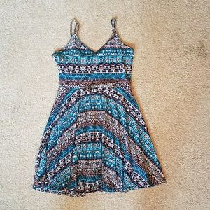 Colorful patterned dress