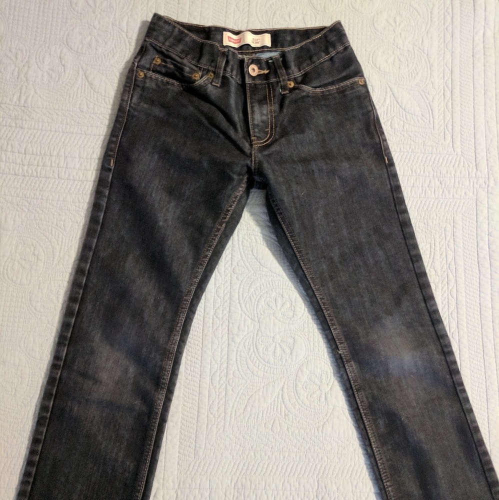 Levis dark wash kids jeans 26 x 26