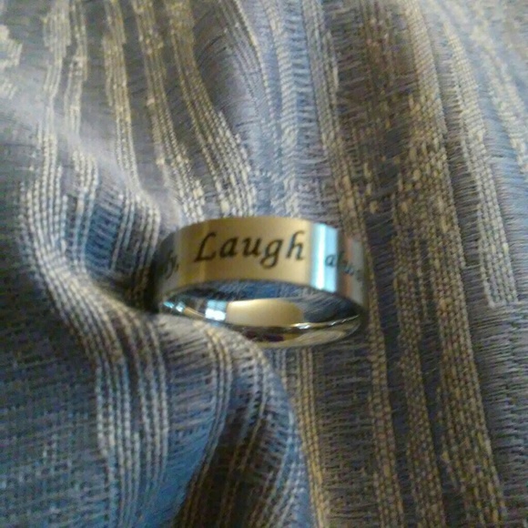 stainless steel ring & necklace set! - Picture 2 of 7