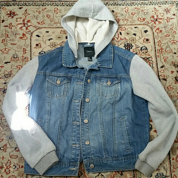 Forever 21 Jackets & Blazers - Sweatshirt Jean vest