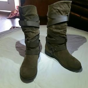 Olive Green Boot