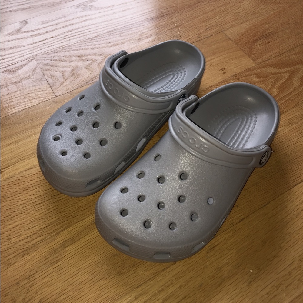 Light Grey Crocs