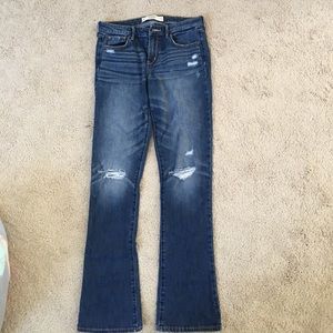A&F boot cut jeans size 8r barely worn