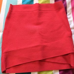 Red Bodycon Skirt