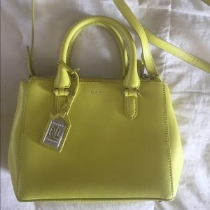 Ralph Lauren Yellow Small Handbag